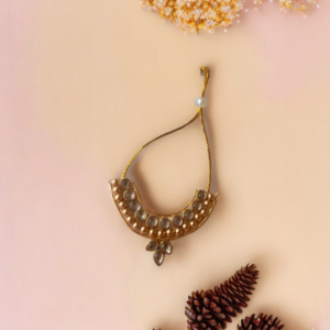 Elegant Pearl & Stone Necklace