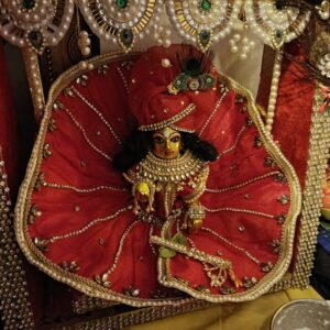 Royal Red poshak with mukut ❤️